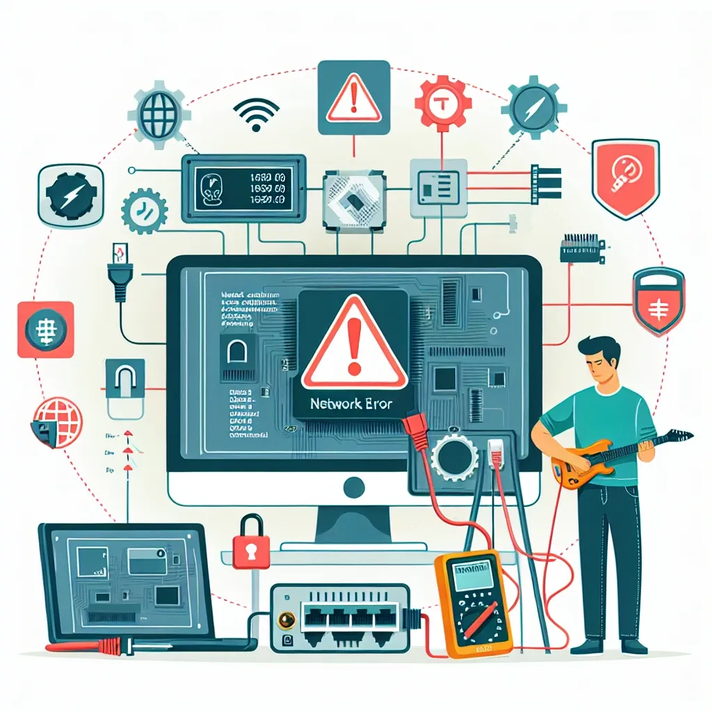 How do you troubleshoot a network adapter with firewall-related issues?