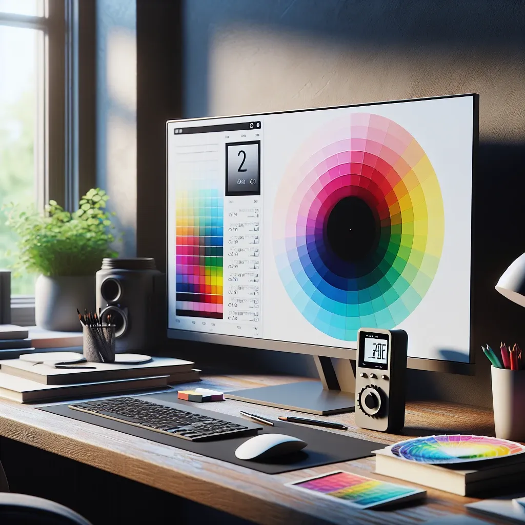 How do I calibrate a monitor for accurate color?